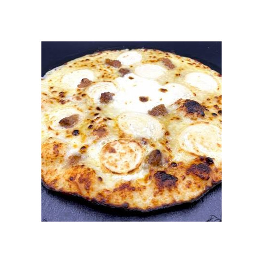 CHEVRE CHATAIGNE : Crème fraîche, mozzarella 100 %, chèvre, châtaignes, miel de châtaigne