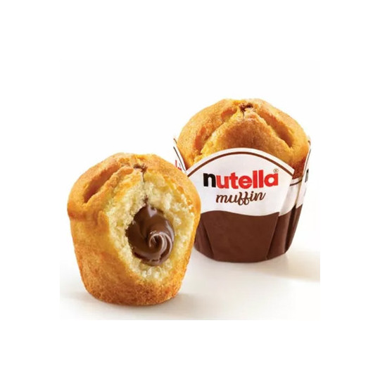 MUFFIN NUTELLA 86GR : Un cœur fourré au Nutella qui réjouira les plus gourmands !