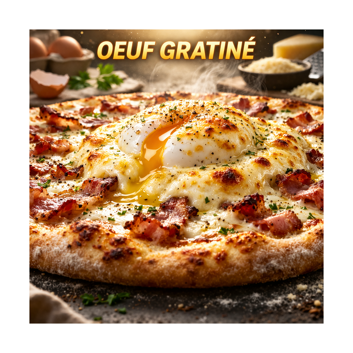 .SUPPLEMENT : œuf gratiné au Comté AOP