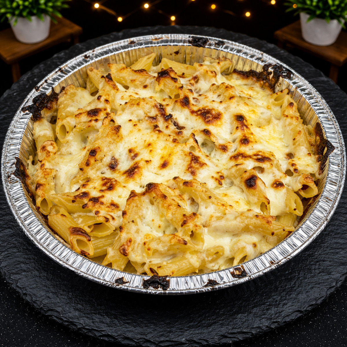 GRATIN 4 FROMAGES : Crème fraîche, chèvre, Roquefort, gratin de Comté