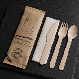 COUVERTS : kit en bois 4 en 1