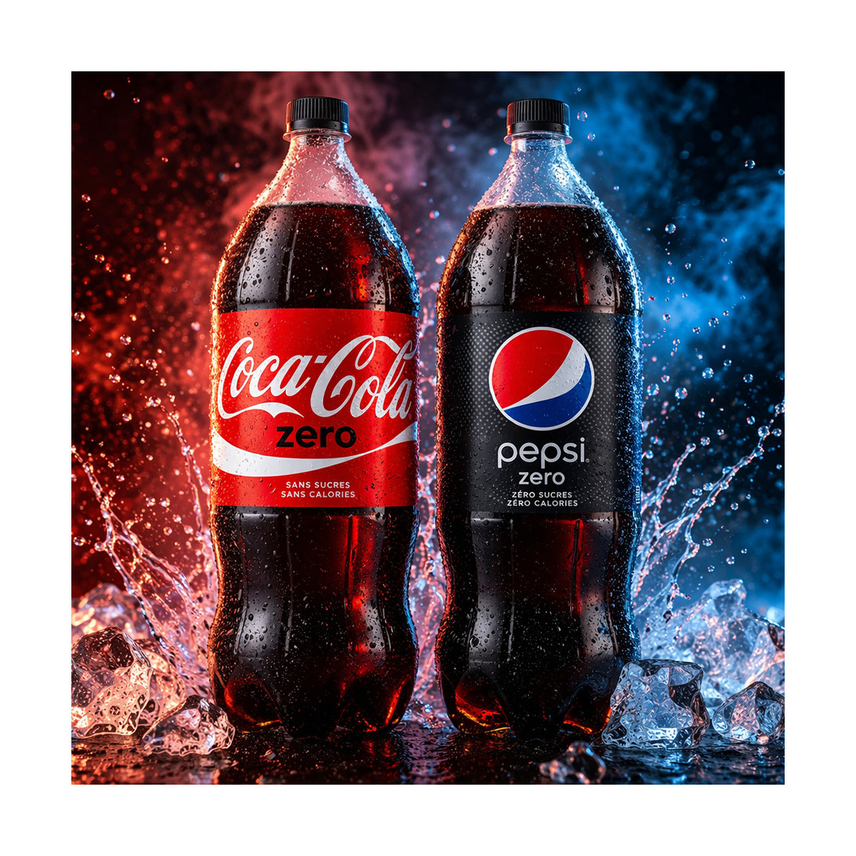 COCA COLA OU PEPSI ZERO GRANDE BOUTEILLE (selon l’arrivée)