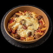 PENNE AUX BOULETTES DE BŒUF COMTÉ