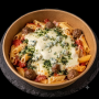 PENNE AUX BOULETTES DE BŒUF ROQUEFORT